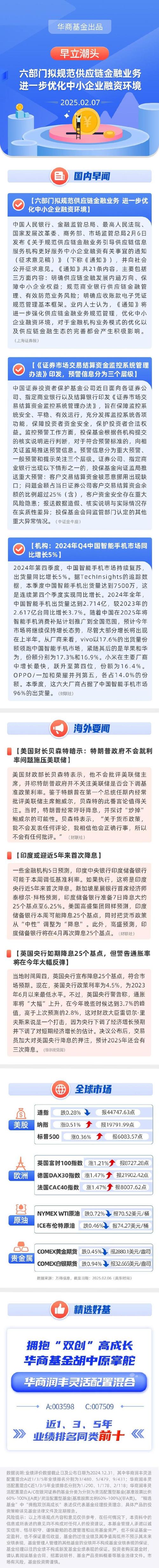 六部门:规范供应链金融业务,引导供应链信息服务机构更好服务中小企业融资